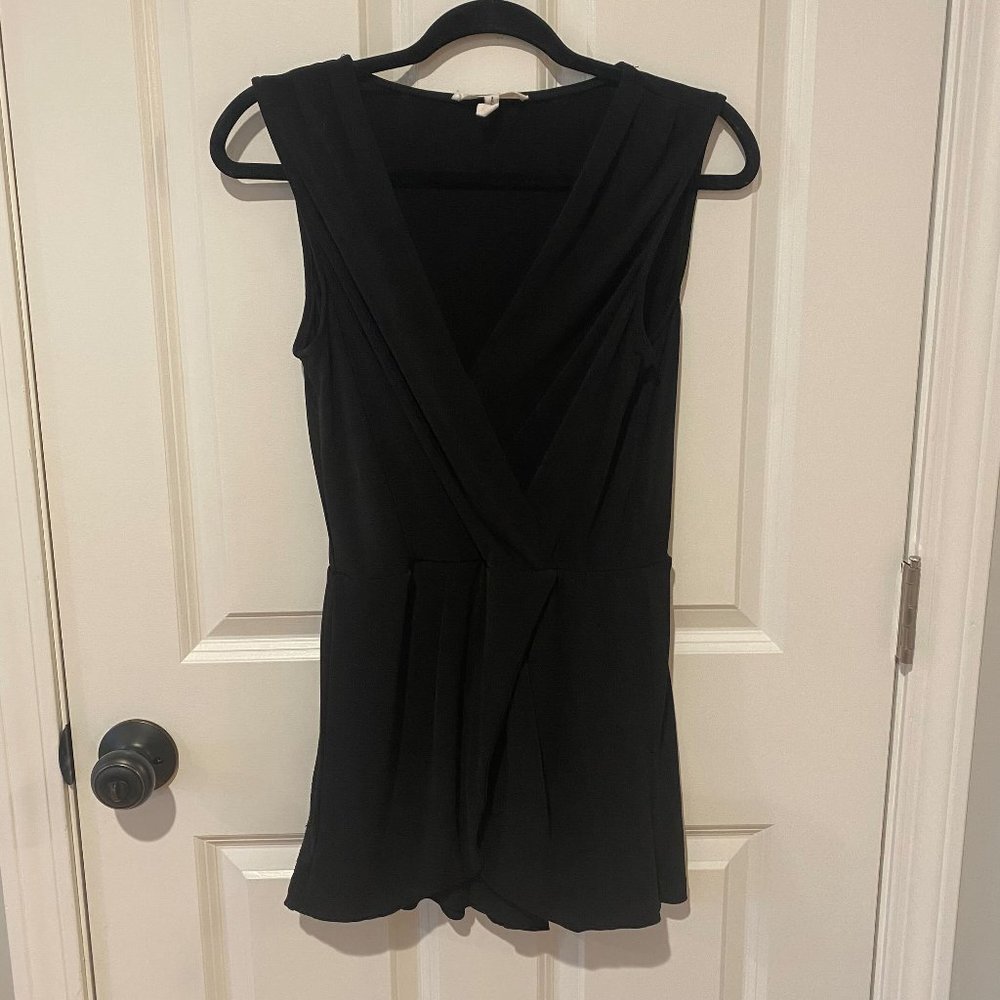 BCBG‎ Generation Black Shorts Romper - Size Small